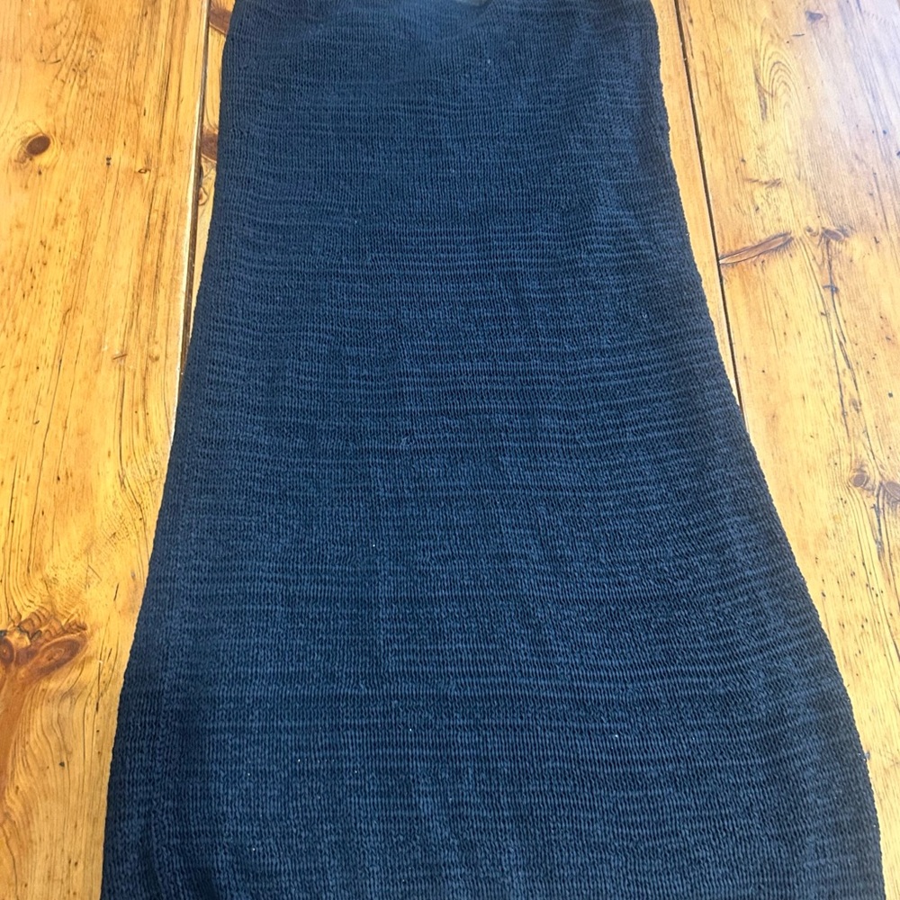 Vince textured tank Dress Size L Black NWT - Picture 2 of 7